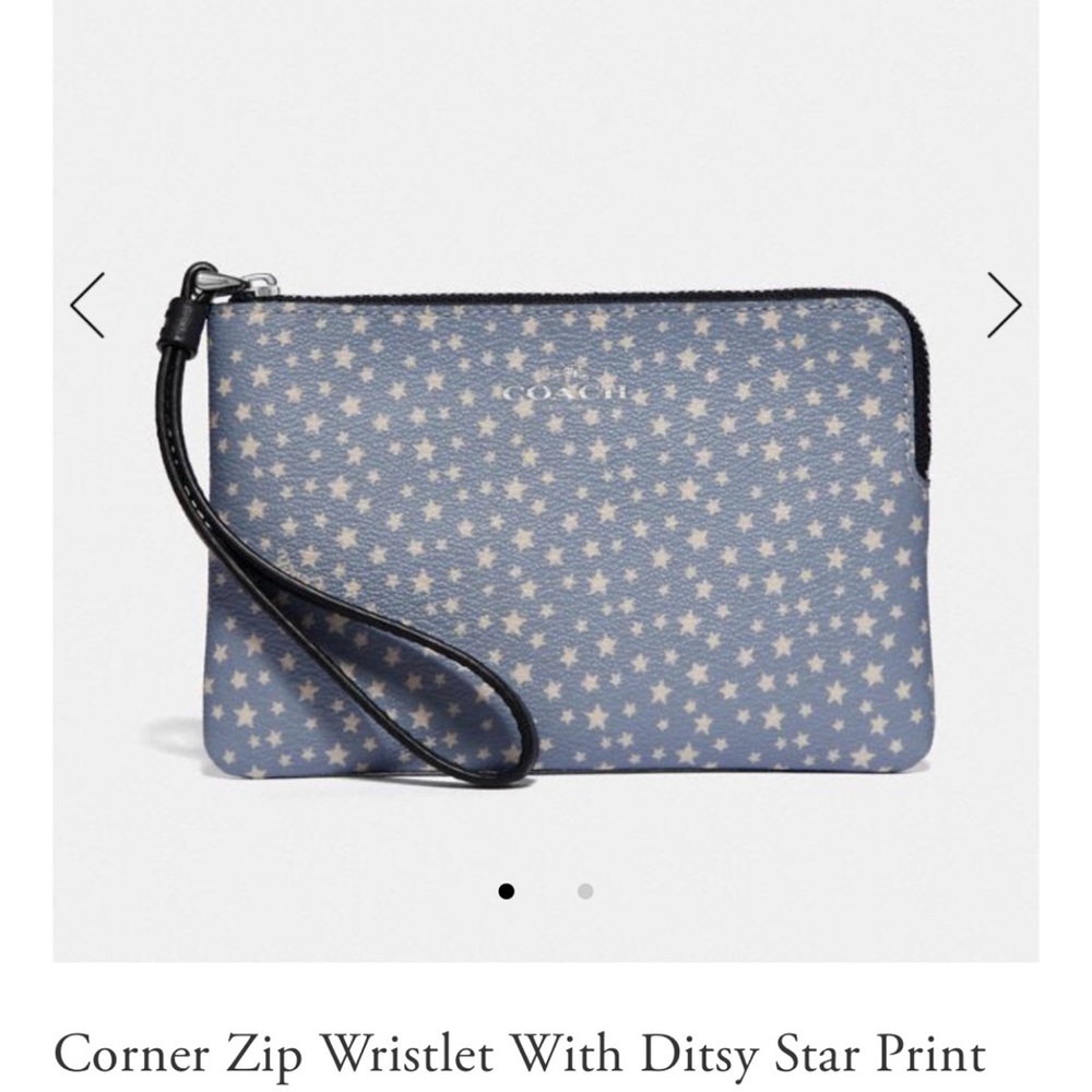 Coach Star wristlet NWT